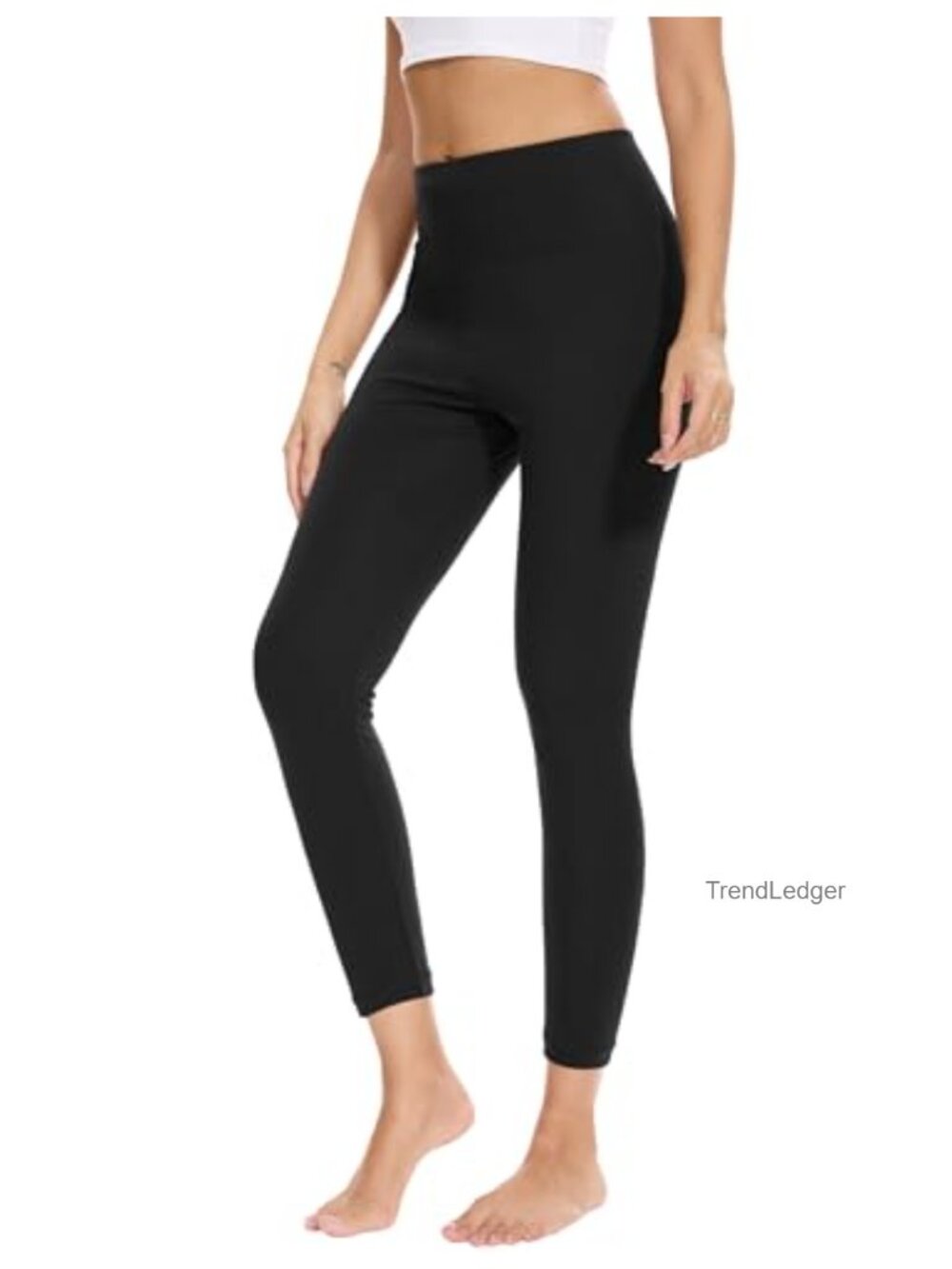 Bamboo Viscose Leggings High-Waisted Stretchy Yoga Pants